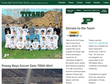 Tablet Screenshot of phstitansoccer.com